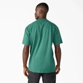 Camiseta de bolsillo de tejido grueso desgastada