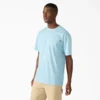Camiseta de bolsillo de tejido grueso desgastada