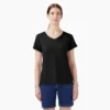 Camiseta de cuello en V para mujer