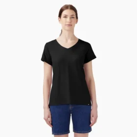 Camiseta de cuello en V para mujer