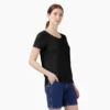 Camiseta de cuello en V para mujer