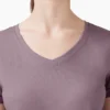 Camiseta de cuello en V para mujer