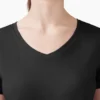 Camiseta de cuello en V para mujer