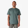 Camiseta de manga corta con bolsillo de tejido grueso