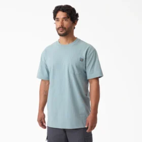 Camiseta de manga corta con bolsillo de tejido grueso