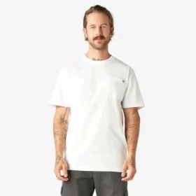 Camiseta de manga corta con bolsillo de tejido grueso
