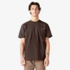 Camiseta de manga corta con bolsillo de tejido grueso