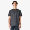 Camiseta de manga corta con bolsillo de tejido grueso