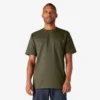 Camiseta de manga corta con bolsillo de tejido grueso