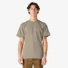 Camiseta de manga corta con bolsillo de tejido grueso