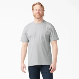 Camiseta de manga corta con bolsillo de tejido grueso