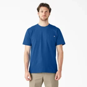 Camiseta de manga corta con bolsillo de tejido grueso