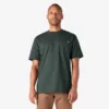Camiseta de manga corta con bolsillo de tejido grueso