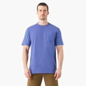 Camiseta de manga corta con bolsillo de tejido grueso