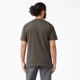 Camiseta de manga corta con bolsillo de tejido grueso
