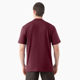 Camiseta de manga corta con bolsillo de tejido grueso