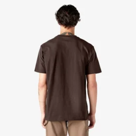 Camiseta de manga corta con bolsillo de tejido grueso