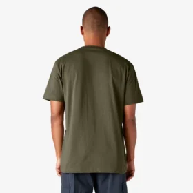 Camiseta de manga corta con bolsillo de tejido grueso