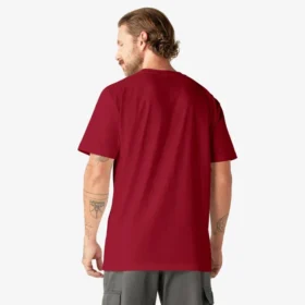 Camiseta de manga corta con bolsillo de tejido grueso