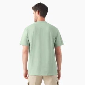 Camiseta de manga corta con bolsillo de tejido grueso
