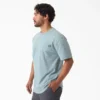 Camiseta de manga corta con bolsillo de tejido grueso