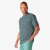Camiseta de manga corta con bolsillo de tejido grueso
