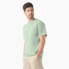 Camiseta de manga corta con bolsillo de tejido grueso