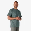 Camiseta de manga corta con bolsillo de tejido grueso