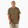 Camiseta de manga corta con bolsillo de tejido grueso