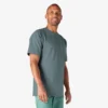 Camiseta de manga corta con bolsillo de tejido grueso