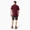 Camiseta de manga corta con bolsillo de tejido grueso