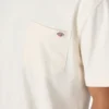 Camiseta de manga corta con bolsillo de tejido grueso