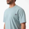 Camiseta de manga corta con bolsillo de tejido grueso