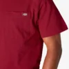 Camiseta de manga corta con bolsillo de tejido grueso