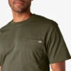 Camiseta de manga corta con bolsillo de tejido grueso