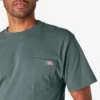 Camiseta de manga corta con bolsillo de tejido grueso