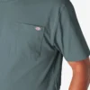Camiseta de manga corta con bolsillo de tejido grueso