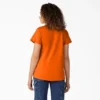 Camiseta de manga corta con cuello en V para mujer