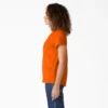 Camiseta de manga corta con cuello en V para mujer