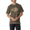 Camiseta de manga corta de peso pesado con logotipo