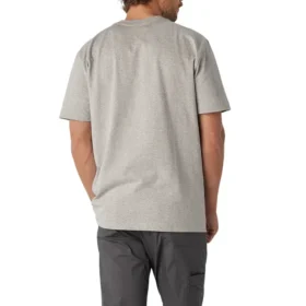 Camiseta de manga corta de peso pesado con logotipo