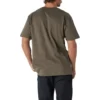 Camiseta de manga corta de peso pesado con logotipo