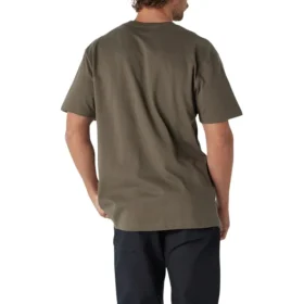 Camiseta de manga corta de peso pesado con logotipo