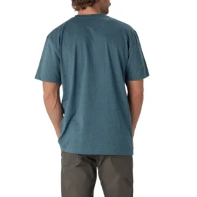Camiseta de manga corta de peso pesado con logotipo