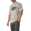 Camiseta de manga corta de peso pesado con logotipo