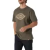 Camiseta de manga corta de peso pesado con logotipo