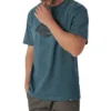 Camiseta de manga corta de peso pesado con logotipo