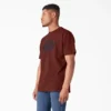 Camiseta de manga corta de peso pesado con logotipo