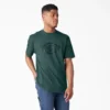 Camiseta de manga corta de peso pesado con logotipo