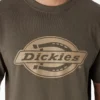 Camiseta de manga corta de peso pesado con logotipo